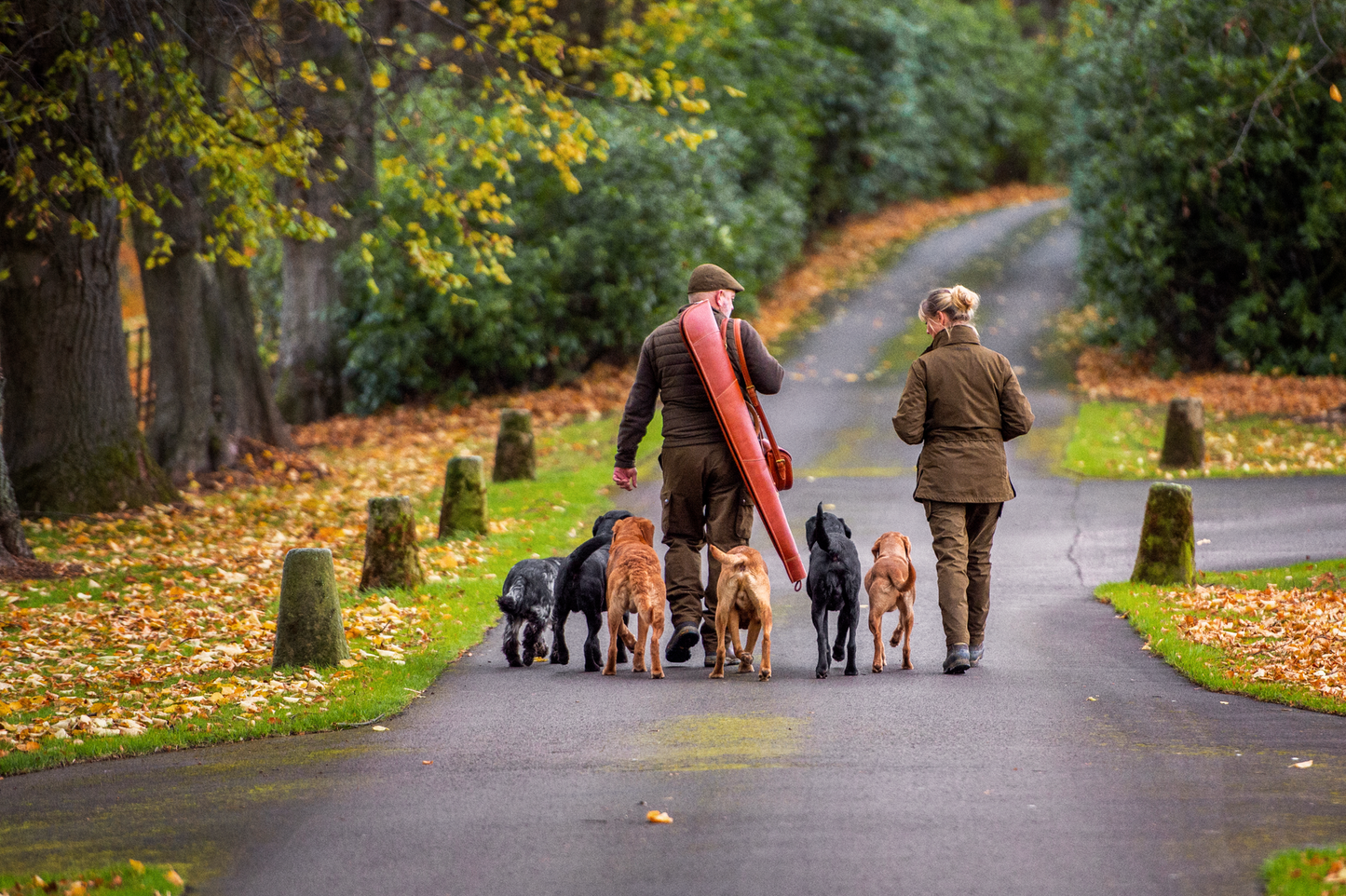 Retrieve Flintenfutteral aus Leder - Hunters World