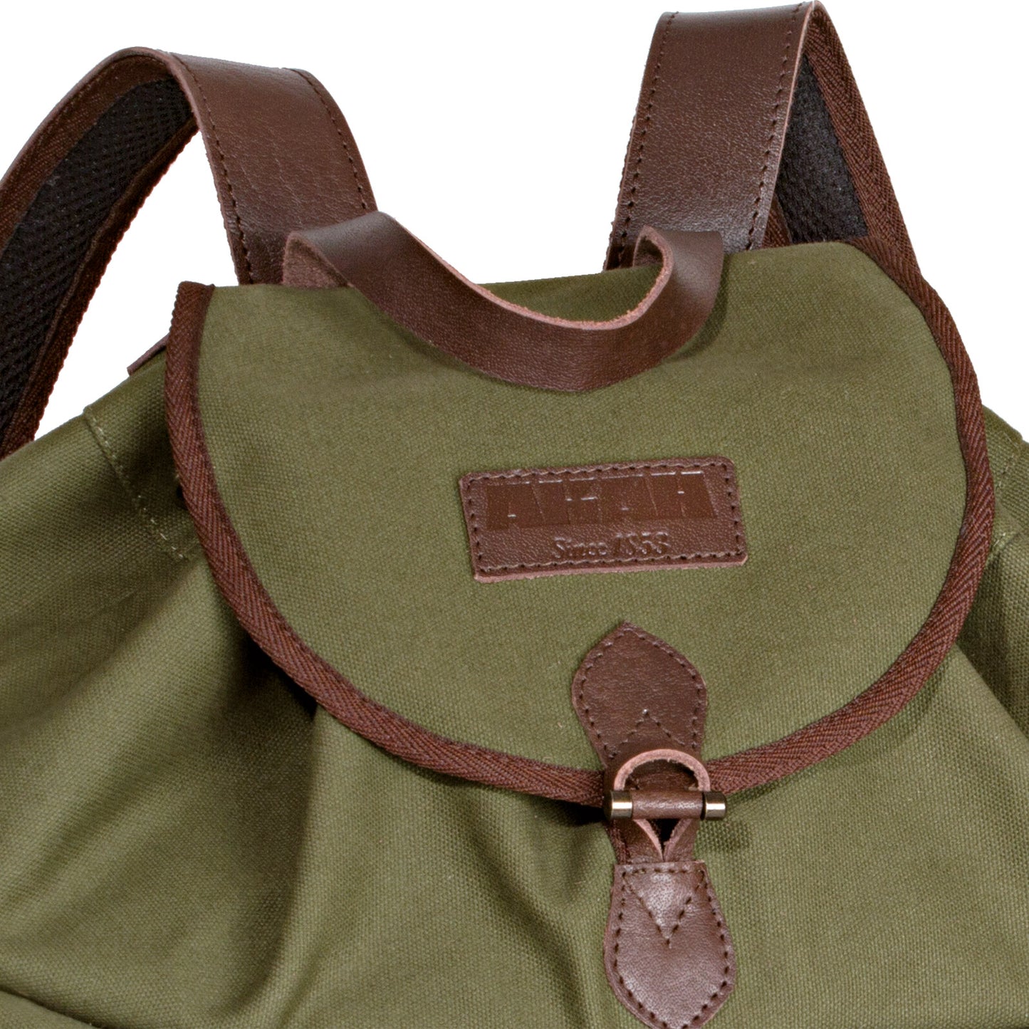 AKAH Canvas Rucksack lautlos
