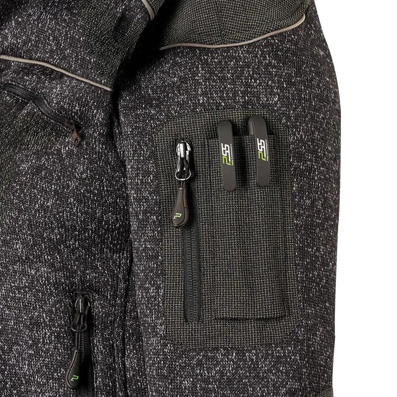 PSS X-treme Arctic Faserstrickjacke / anthrazit