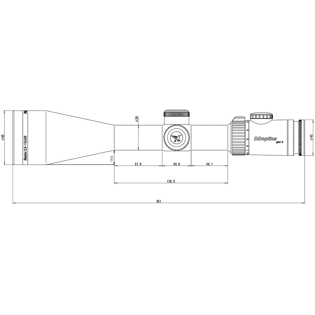 Nighteagle V4 2,5-10x56 NFX - Hunters World