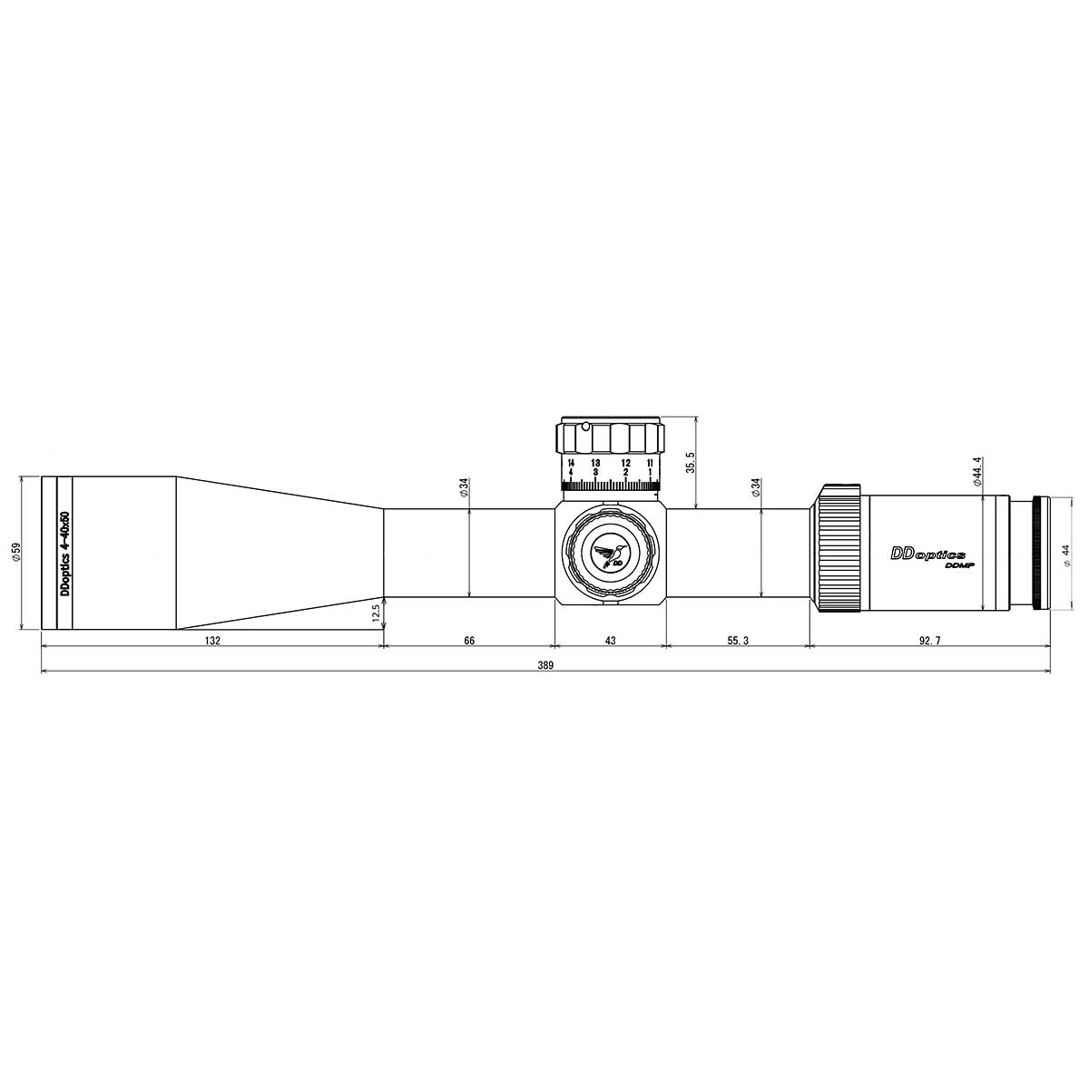 DDMP V10 4-40x50