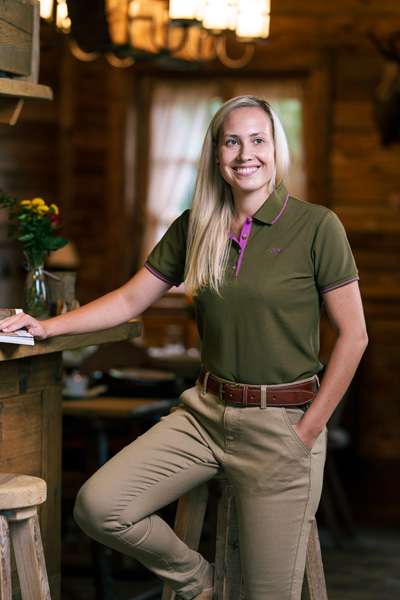 Damen Poloshirt 24 - Hunters World