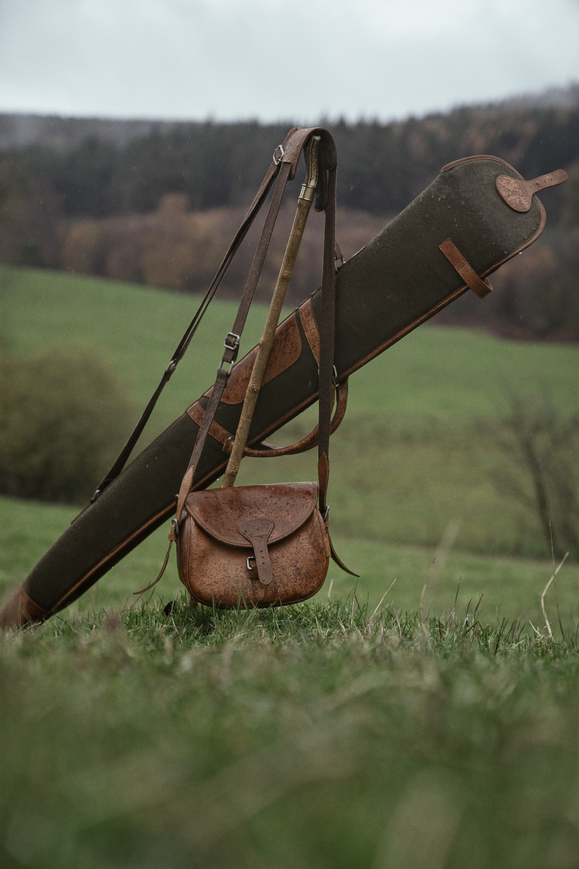 Retrieve Flintenfutteral aus Canvas/ Leder - Hunters World 
