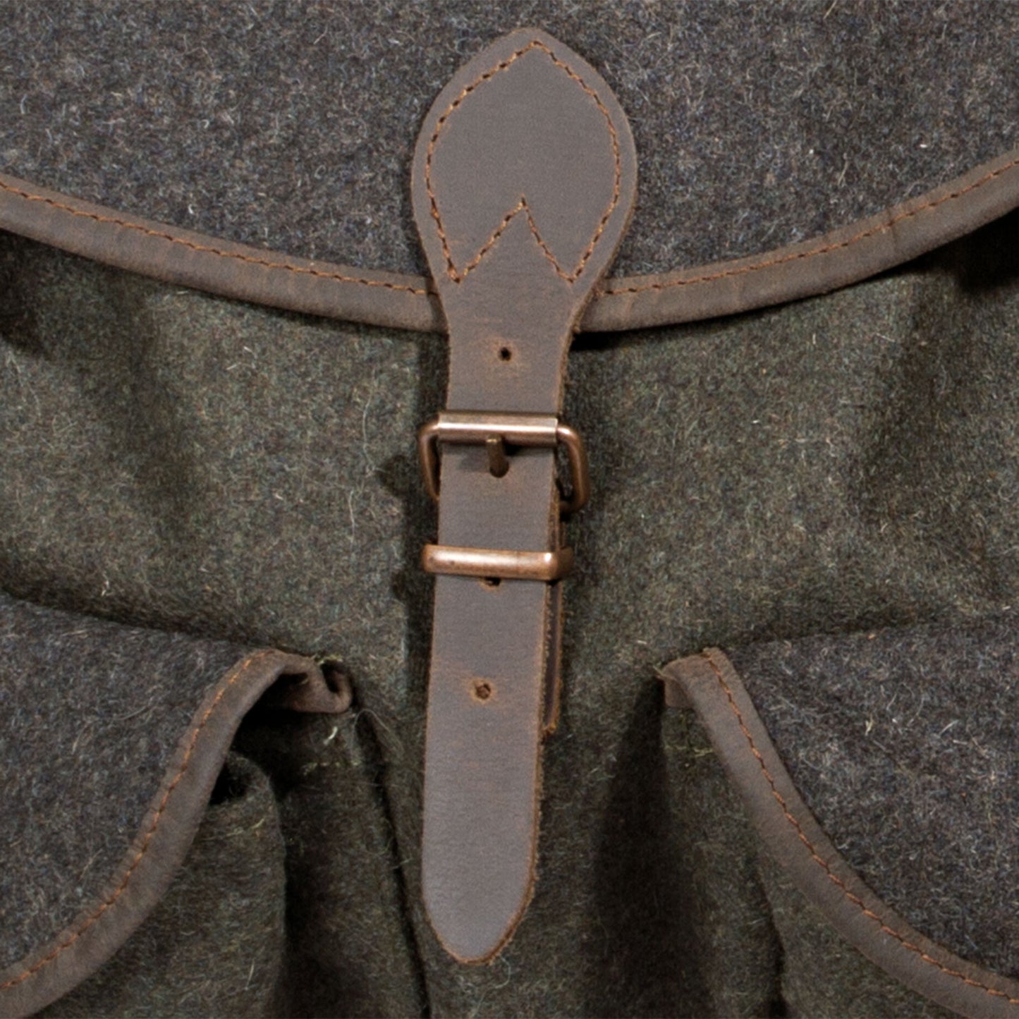 AKAH Loden-Rucksack grün/grau